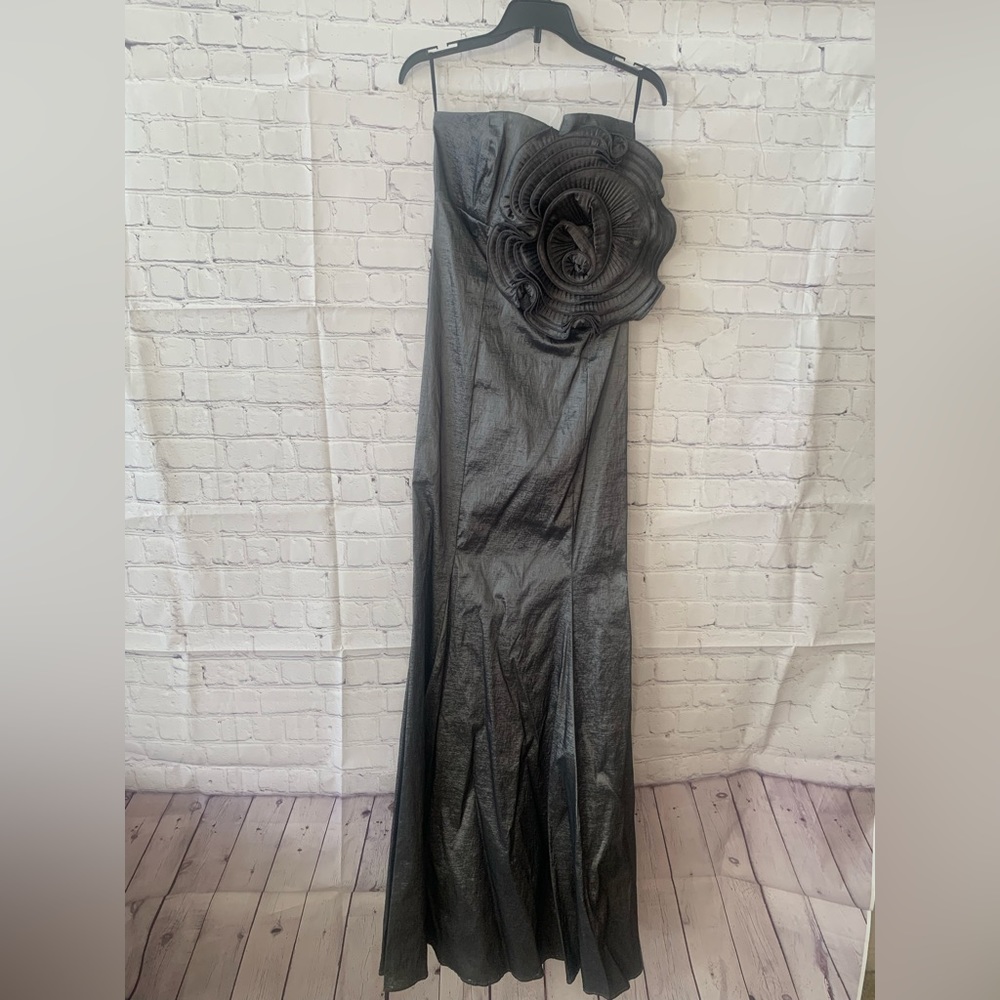 Grey/Silver flower dress